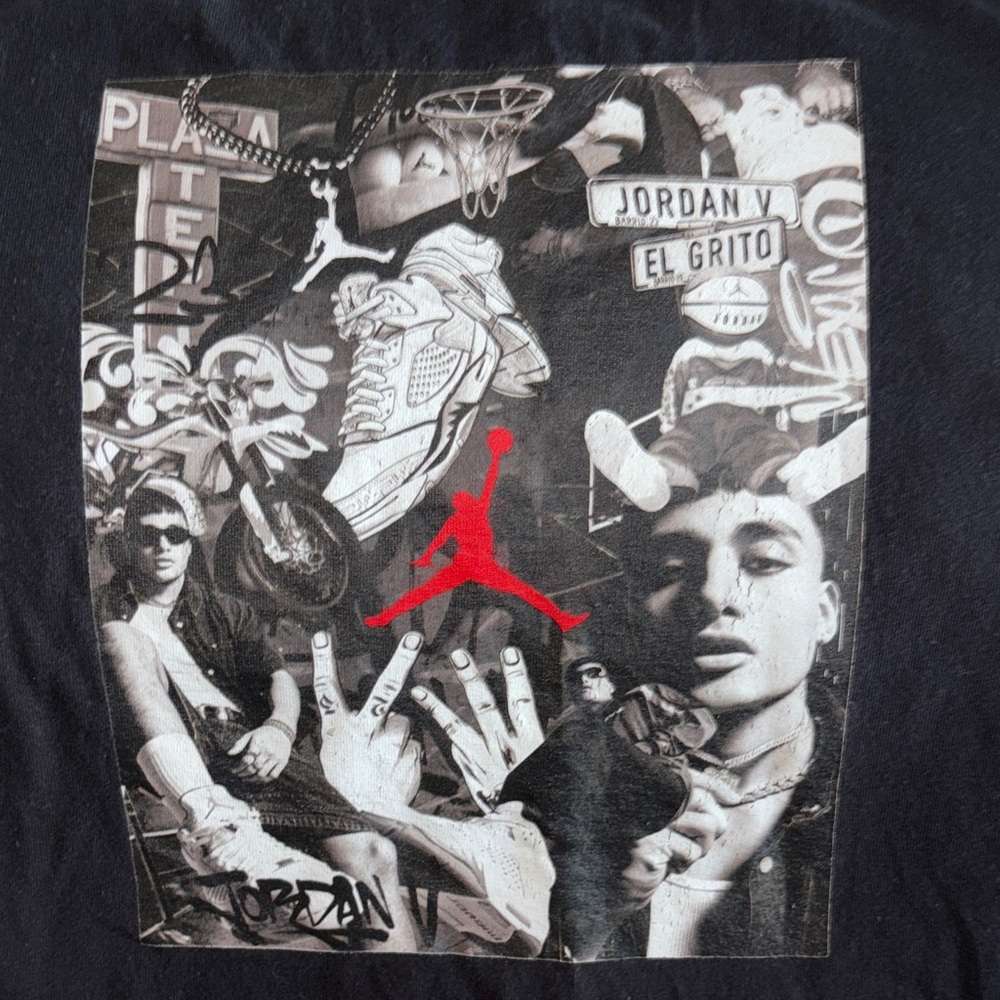Jordan 5 El Grito XL tee